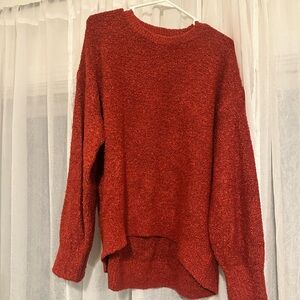 Old Navy Rich Red Crew Neck Sweater